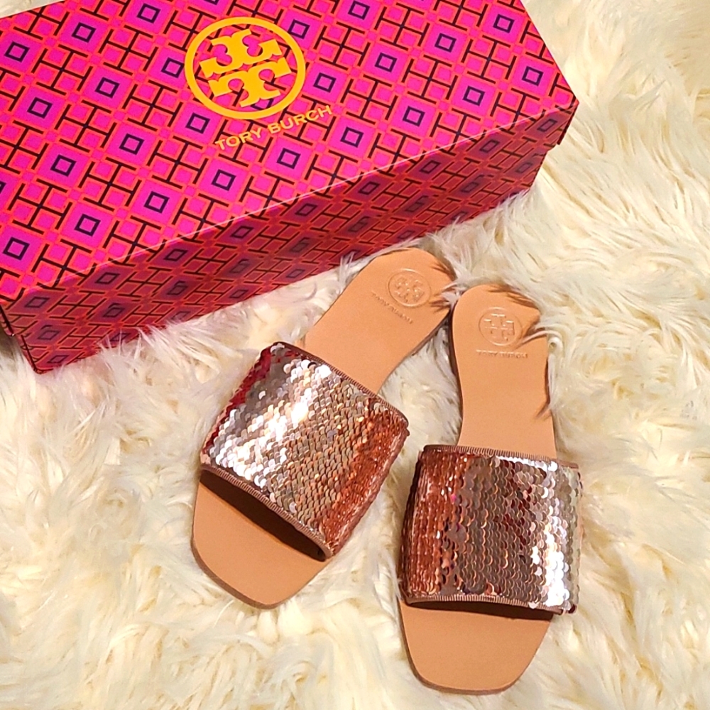 Tory Burch Slides Flats